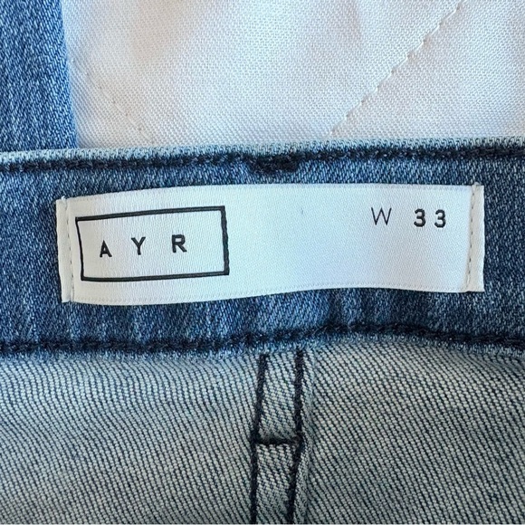 AYR The Pop Fringe Hem Straight Leg Jeans - Picture 7 of 13